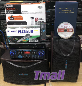 Bundle Home Karaoke Set Platinum Junior lite/KS-5 and Homevision HV-630 with free Microphone