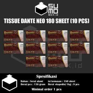 [10 PCS] Dante Neo Premium Facial Tisu Tissue 180 Sheets