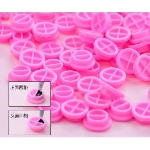 ECER 10PCS SUNFLOWER PINK UNTUK MELETAKKAN GLUE EYELASH / RING GLUE / CINCIN LEM