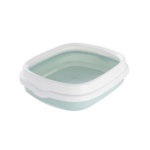 【Free scoop】Large Cat Litter Box Kitten Litter Box Cat Toilet Deodorization leakage prevention