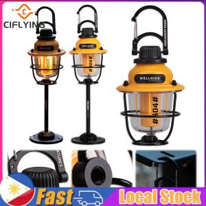 Stepless Dimming Vintage LED Tent Light for Camping and Hiking with Portable Design and Long Battery Life