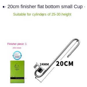 OUTOPEN U-shaped Fish Tank CO2 Diffuser Easy to Use High Dissolving Rate Aquarium Oxygen Diffuser Creat Rich CO2 304 Stainless Steel Carbon Dioxide System Fish Tank