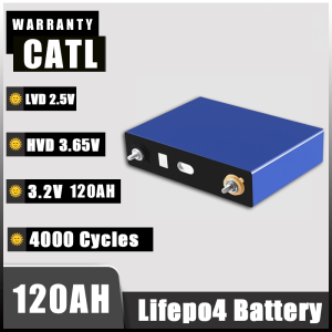 Lifepo4 Battery【120AH CATL Lifepo4 Battery】Solar Battery Great Power 3.2V120ah Prismatic LiFePO4 Lithium Ion Phosphate Battery 4000 Cycles