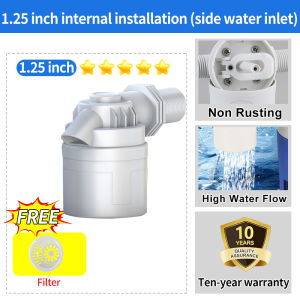 Large flow float valve fully automatic water level controller household water tank water tower water level control 1 1.25 1.5 2.0 inch white