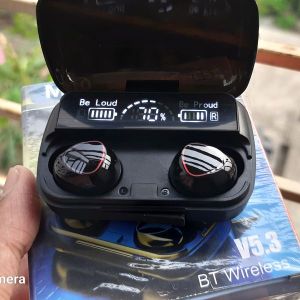 M10 TWS หูฟังไร้สาย Bluetooth 5.1 ไฮไฟสเตอริโอ กันน้ำ หน้าจอสัมผัส LED แสดงผลกีฬา - ประเทศไทย