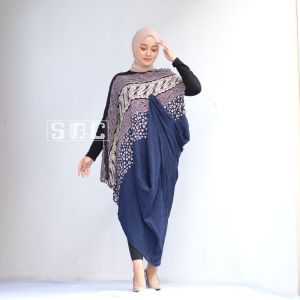 Dress batik wanita sabrina pesta modern