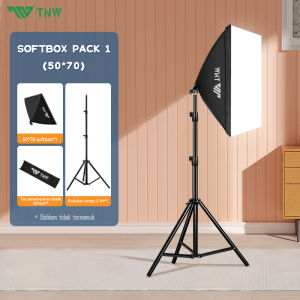 TNW Softbox Lighting Lampu Softbox Lighting Studio Lampu Studio Fotografi Lampu Foto150w untuk Live Streaming/Studio/Foto/Video