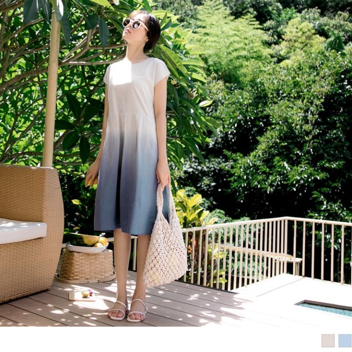 pleated dress singapore Elegant Vintage Pleated V-Neck Midi Dress