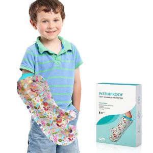 2025 Upgraded Kids Arm Cast Cover for Shower Arm Kids - 100% Waterproof Toddler Cast Bag Cast Protector Sleeve - Child Watertight Protection for Broken Hands Fingers Wrists