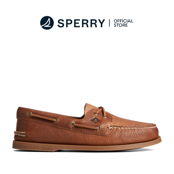 Sperry Men's Authentic Original™ Tumbled Boat Shoes Topsider Brown  (24F001710) Lazada PH