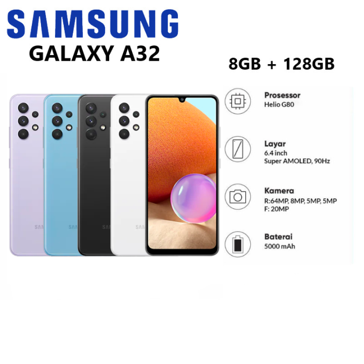 Samsung Galaxy A32 Ram 8/128gb Fullset Bergaransi Lazada