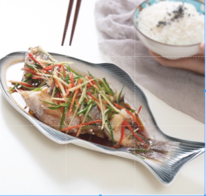 Myelement Fish Plates Dinner Plates Ceramic Plate Family Dinner Plate Dinnerware Serving Dishes Tableware