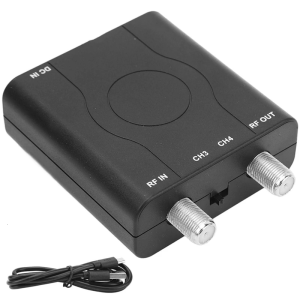 RF Modulator Coaxial Converter With PLL Control Suitable For 1080P NTSC Output&VHF Frequency Home Entertainment Systems