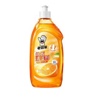 Laoguanjia Pencuci Lantai Orange 500ML Anti Serangga Mosquito Repellent Pet Friendly Herbal Formula Fast Cleaning