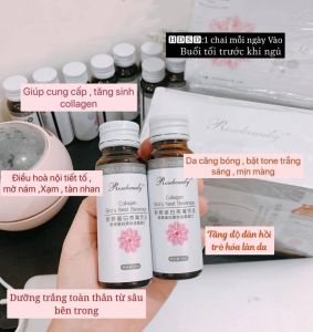 Nước Uống Collagen Yến Trắng Da Rose Beauty