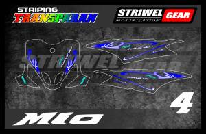 Striping Mio Amore Vietnam Transparan UV Mio Sporty/Smile