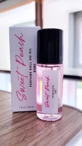 KOEC Peach Roll-On Essential Oil 30g Perfume rollerball provides long-lasting fragrance CrazyLove