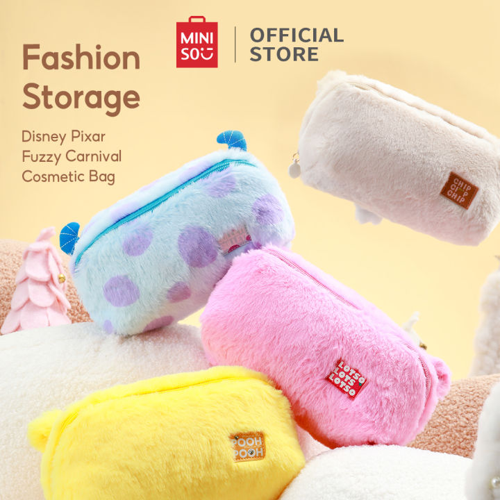 MINISO Disney Pixar Fluffy Carnival Cosmetic Bag 20x10x12CM Lazada