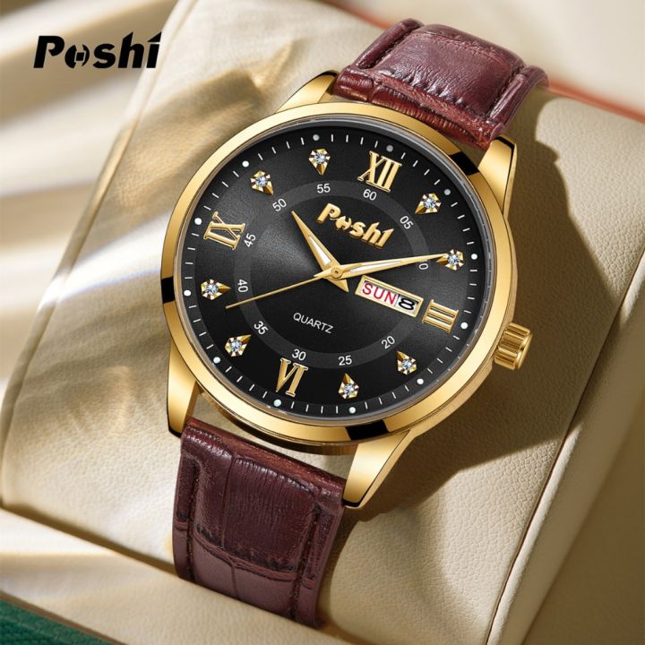 Original POSHI Fashion Mens Watches Top Brand Luxury Men Auto