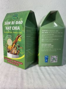 Trà sâm bí đao hạt chia hộp 40 túi lọc trà giảm cân thương hiệu Bảo Khang giải nhiệt thanh lọc đẹp dáng đẹp da mát gan