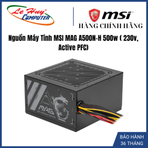 Nguồn máy tính MSI MAG A550BNL - 550w Bronze / A500N-H 500w ( 230v Active PFC) - Hàng Chính Hãng