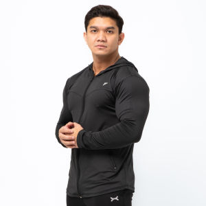 Flexzone Compression Hoodie Jacket Quickdry Super Stretch FJS-014 Gym Running