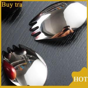 [Buytra] 304 Stainless Steel Fork Household Spork Spoon One Salad Spoon Cake Fruit Fork Western Fork Tableware