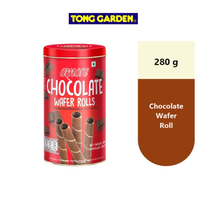 AMORE Chocolate Wafer Roll 280g (Best before 20 Apr 2025) | Lazada