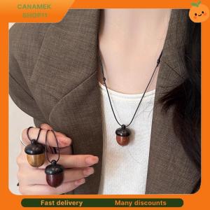 ❣️❣️❣️ Creative Openable Acorn Pendant Long Necklaces Choker For Women Men Niche Sweater Chain Jewelry Gift