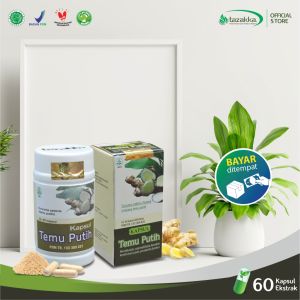 Kapsul Temu Putih Obat Kista Ampuh Pereda Nyeri Haid Kanker Anti Jamur