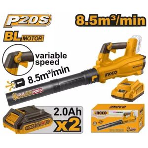 INGCO 20V BRUSHLESS POWERFUL LEAF BLOWER MAX.VOL:8.5M3/MIN CABLI20428