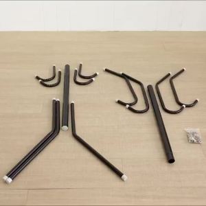 STAND HANGER Gantungan Tiang Berdiri 9 HOOK Baju Tas - Topi COATRACK KOKOH SERBAA Aesthetic Gantungan Berdiri Kekinian Modern Minimalis Coat Rack