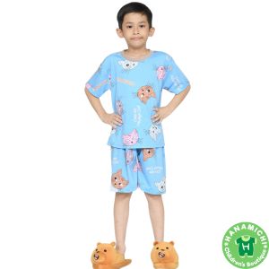 Kiminori RARA.ST Setelan Baju Tidur Anak Lengan Pendek