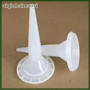 aiqinhaimaoyi 10pcs Caulking Nozzle Structural Glue Nozzle Plastic Universal Caulking Nozzle Tip Mouth Tools