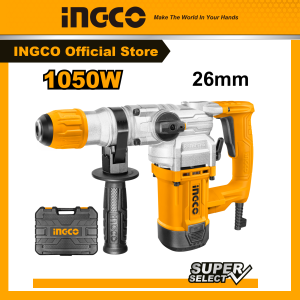 Máy khoan đục bê tông dây đồng công suất 1050W INGCO RH10506 | Công suất khoan tối đa Bê tông 26mm Thép 13mm Gỗ 40mm
