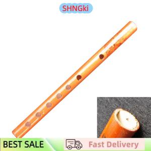 SHNGki Traditional 6 Hole Bamboo Flute Clarinet Student Musical Instrument Wood AU