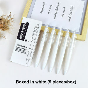 Gel Pen 0.5mm ST Tip Office Supplies Black Ink Stationery for Students Signing Pen Retractable Pen