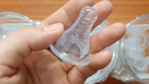 Núm Ty Silicone Thay Cho Bình Sữa Cổ Rộng Cổ Hẹp/ Thường