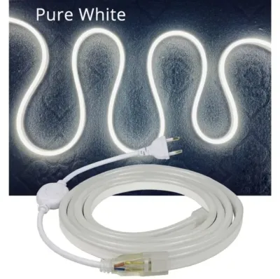 Lampu Neon Flex 220v 1-20M free soket Led Selang Fleksibel 220v Warna Neon Box Outdoor wateproof