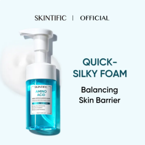 SKINTIFIC Amino Acid Mousse Cleanser - Ultra Gentle Foaming Cleanser for Sensitive Skin| Fragrance-Free | Deep Cleanse