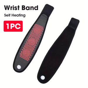 1PCS Self Heating Wrist Band Magnetic Therapy Support Brace Wrap Heated Hand Warmer Compression Pain Relief Wristband Sanitizer Belt