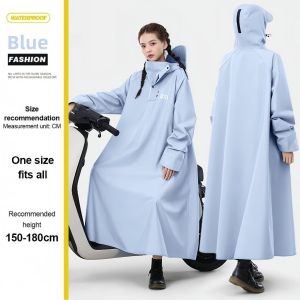 Motorcycle Raincoat Poncho Waterproof Thickening Rain Coat Makapal for Men/Women