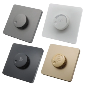 Variable Speed Wall Control Speed Adjuster for Large Ceiling Fan Dial Knob Control Simple Installation Without Welding