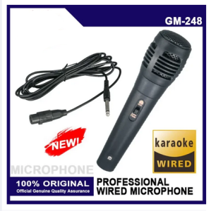 GM-248 Wired Dynamic Audio Vocal Professional Microphone for a variety of speakers