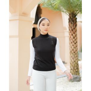 Koyu Hijab Iner Manset Leher &  Manset Kutung Baju Jepang Bahan Rajut Premium