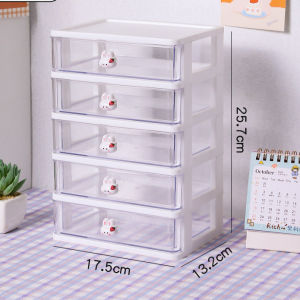 Kệ mỹ phẩm để bàn tủ ngăn kéo mini trong suốt đựng đồ trang điểm make up sang trọng tiện lợi (TB12)