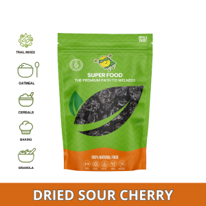 Pitted Dried Sour Cherry - Naturally Tangy Perfect for Salads Cereal Yogurt Toppings and Snacking 250g & 500g