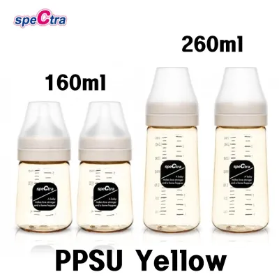 Spectra PPSU Yellow Milk Baby Bottle 160 260ml Breast Feeding Accessories