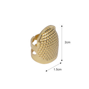Thickened Thimble Hoop Finger Cots Household Adjustable Thimble Device Cross Stitch Sewing Needle Thread Live Finger Thimble Ring