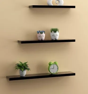 Kệ trang trí Rộng 20cm Dài 40/60/80cm Thanh Gỗ 17mm Decor Trang Trí Treo Tường